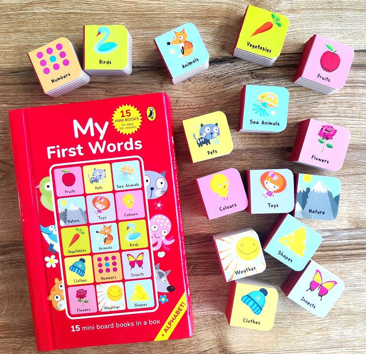 My First Words (15 mini book's for ages 10+ Month)