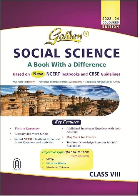 GOLDEN SOCIAL SCIENCE 2023-24 CLASS 8