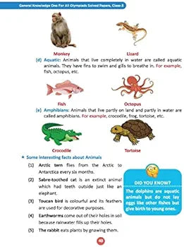 Oswaal One For All Olympiad Previous Years Solved Papers, Class-3 General Knowledge Book (Useful book for all Olympiads) (For 2023 Exam)