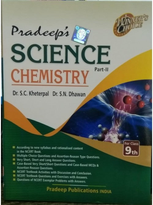 Pradeep's Science Chemistry Part - II for Class 9 (2024-25)