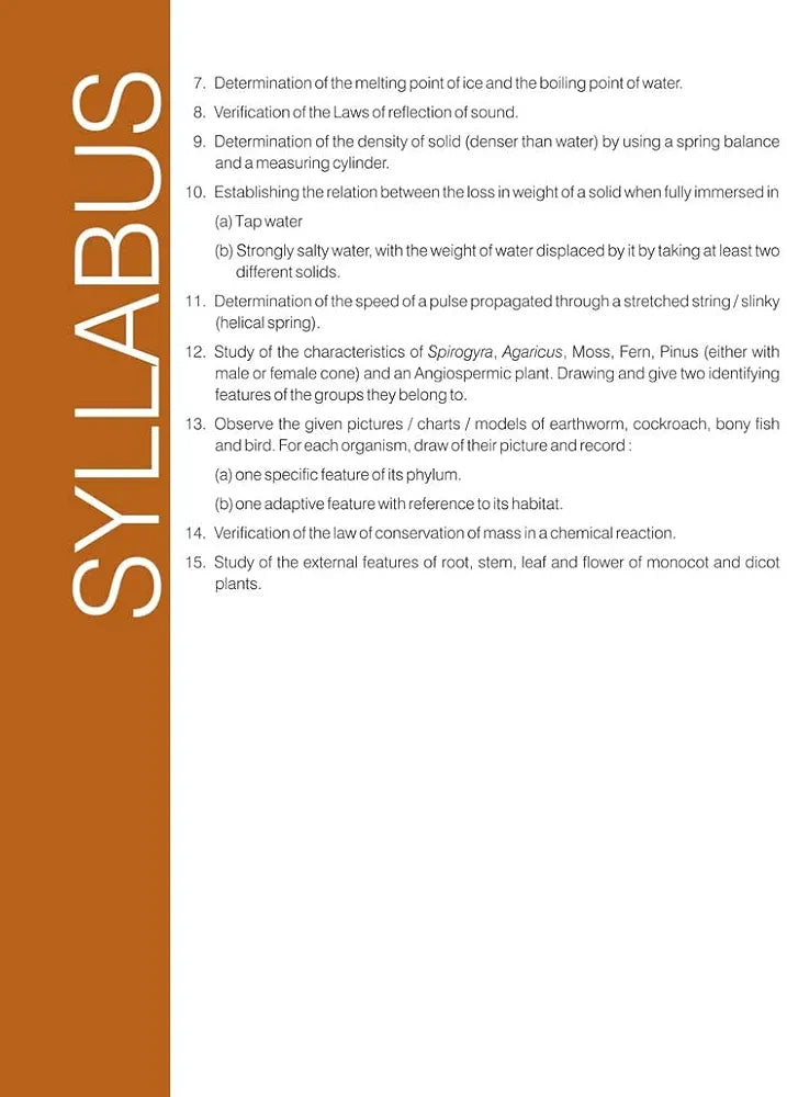 VK LAB MANUAL SCIENCE CLASS 9