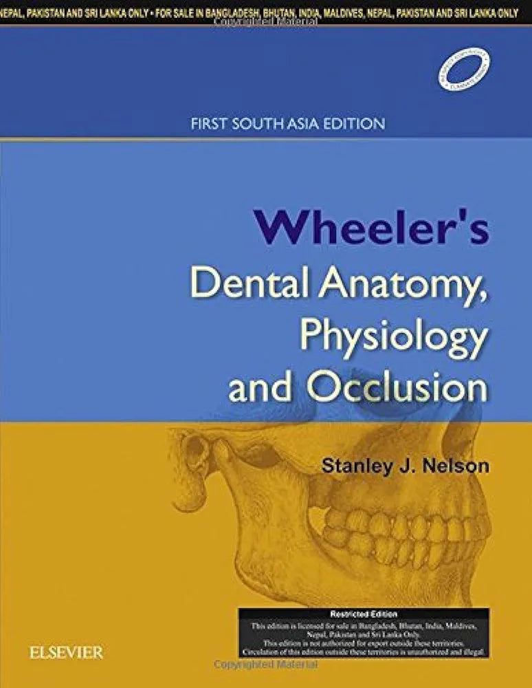 WHEELER'S DENTAL ANATOMY,PHYSIOLOGY AND OCCLUSION 1/E SOUTH ASIA EDITION By Stanley J.Nelson