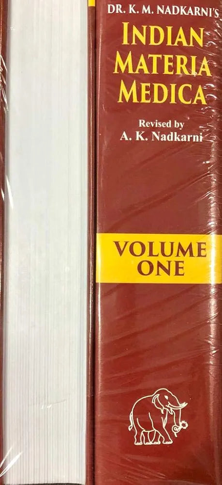 Indian Materia Medica (Set Of 2 Vols. ) Hardcover A.K.Nadkarni