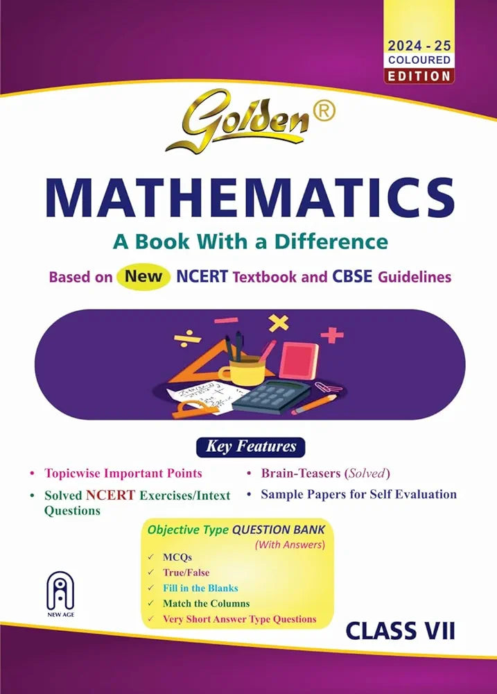 GOLDEN MATHEMATICS 2024-25 CLASS 7