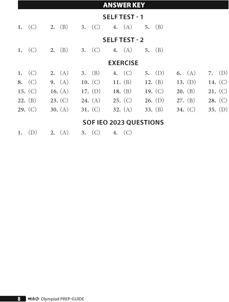 OLYMPIAD PREP GUIDE ENGLISH LEVEL 1