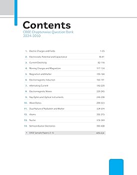 Arihant CBSE Chapterwise-Question Bank Physics for Class 12 (2024 – 2010) | Chapterwise Manner | Trend Analysis | Key Idea | Common Mistakes | Concept Enhancer | 3 Sample Question Papers