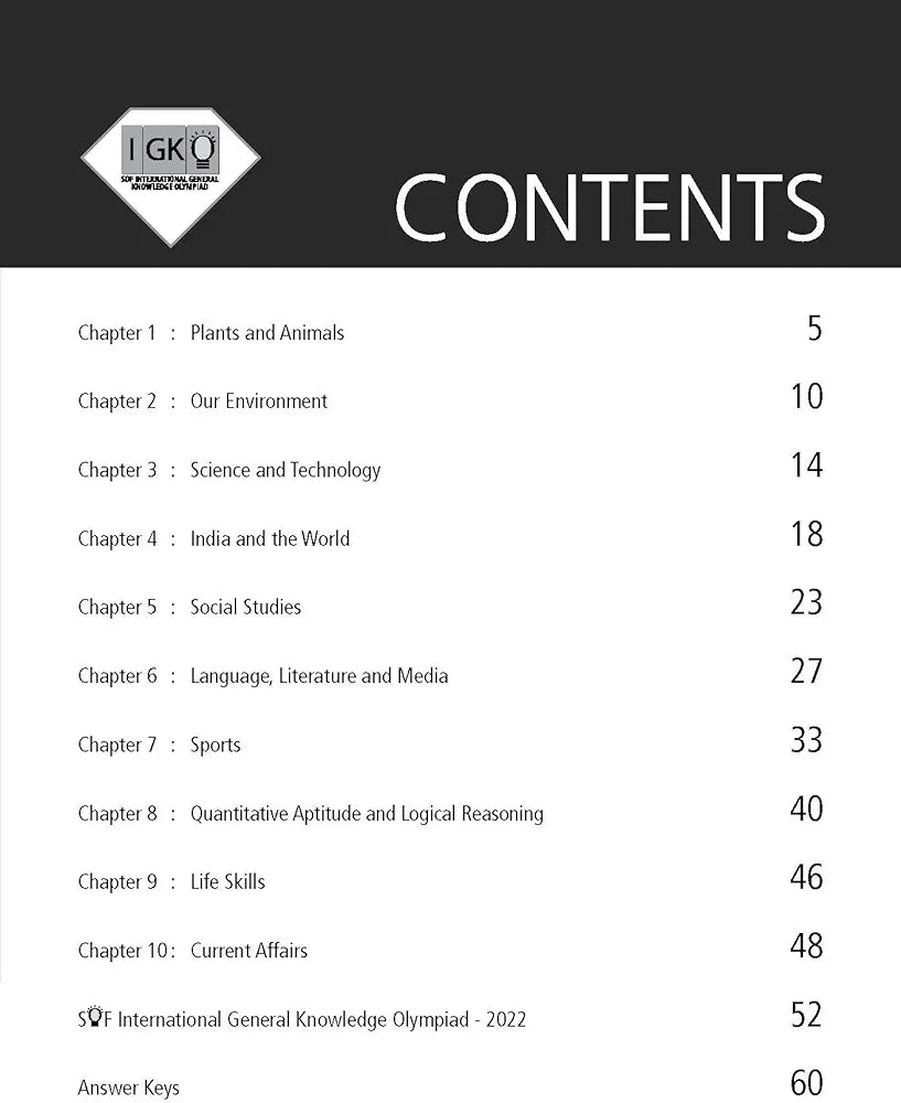 MTG International General Knowledge Olympiad (IGKO) Workbook for Class 10 - MCQs & Achievers Section - SOF IGKO Olympiad Preparation Books For 2023-2024 Exam
