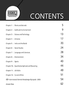 MTG International General Knowledge Olympiad (IGKO) Workbook for Class 8 - MCQs & Achievers Section - SOF IGKO Olympiad Preparation Books For 2024-2025 Exam