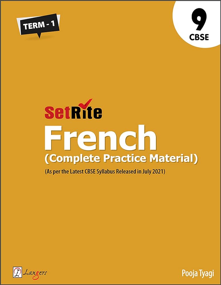 SETRITE FRENCH AS PER LATEST SYLLABUS CBSE CLASS 9