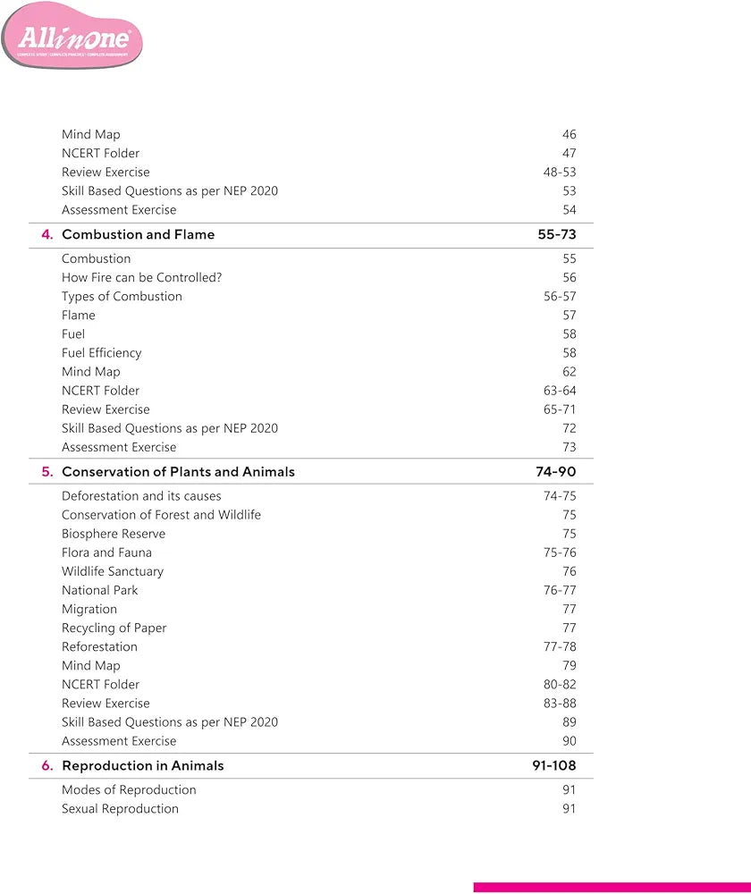 Arihant All in One Science for Class 8 | As per Recommendations of NEP 2020 | Based on the latest NCERT | Mind Map in Each Chapter and Competency-Based Questions | Complete Study, Complete Practice, Complete Assessment 2025-26