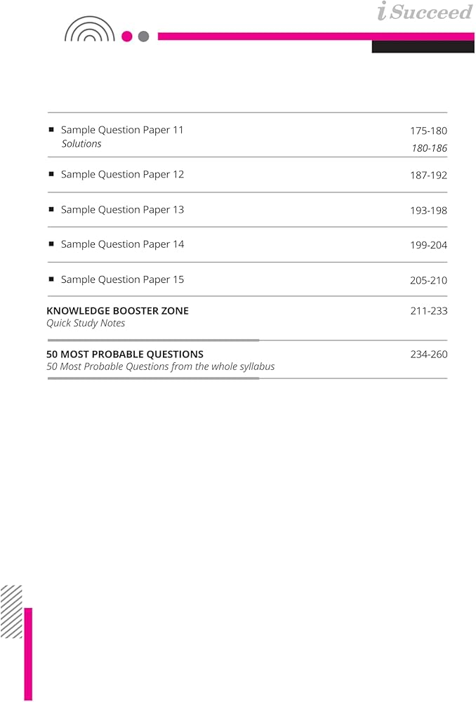 Arihant i Succeed 15 Sample Question Papers for Physics Class 12th | As per latest CBSE Sample Paper issued on 5 Sept. 2024 | 50% CBQs in each paper | Detailed Answers with Step Marking | Fully Solved Latest CBSE Sample Paper For Exam 2025