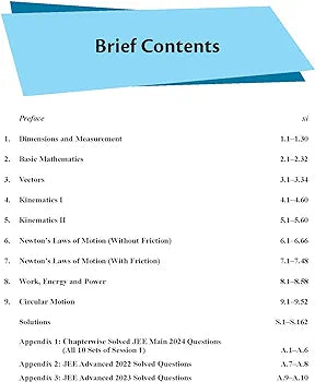 JEE Advanced Mechanics I with Free Online Assessments and Digital Content (Concept videos and Solution videos) 2024