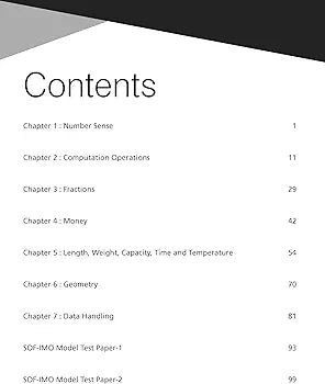 MTG Olympiad Prep-Guide Class 3 Mathematics (IMO) - Detailed Theory, Self Test with IMO Chapterwise Previous Year Question Paper For SOF 2024-25 Exam