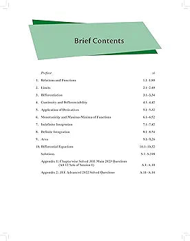 JEE (Advanced) Calculus with Free Online Assessments and Digital Content 2023