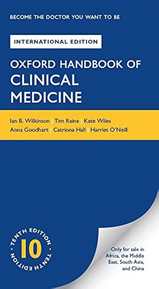 Oxford Handbook Of Clinical Medicine International edition by Ian B.Wilkinson 10th edition