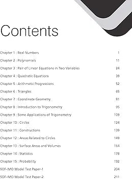 MTG OLYMPIAD PREP GUIDE MATHEMATICS LEVEL 1 N 2 CLASS 10