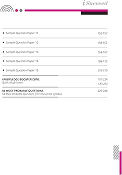 Arihant i Succeed 15 Sample Question Papers for Chemistry Class 12th | As per latest CBSE Sample Paper issued on 5 Sept. 2024 | 50% CBQs in each paper | Detailed Answers with Step Marking | Fully Solved Latest CBSE Sample Paper For Exam 2025