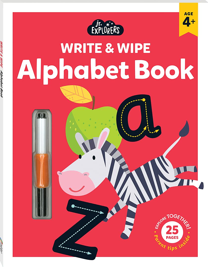 Jr Explorers Write & wipe Alphabet book