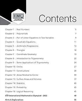 MTG International Mathematics Olympiad (IMO) Workbook for Class 10 - MCQs, Previous Years Solved Paper and Achievers Section - SOF Olympiad Preparation Books For 2023-2024 Exam MAHABIR SINGH