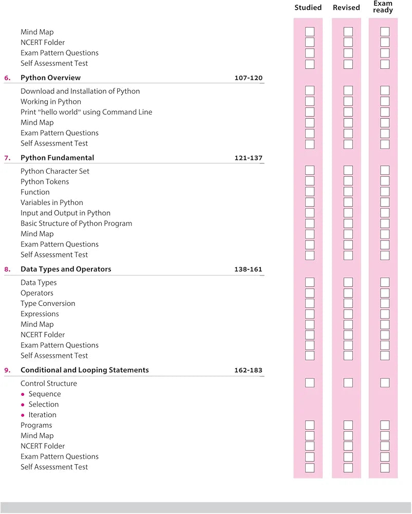 Arihant All in One Computer Science Class 11 for CBSE Exams 2025-26 | Revised Edition as per latest syllabus | Simplified Theory, Topic & Chapter Exercises, All Types of Exam Pattern Questions, CBQs, MCQs, A-R, Case Based, Sample Question Papers, Mind Map