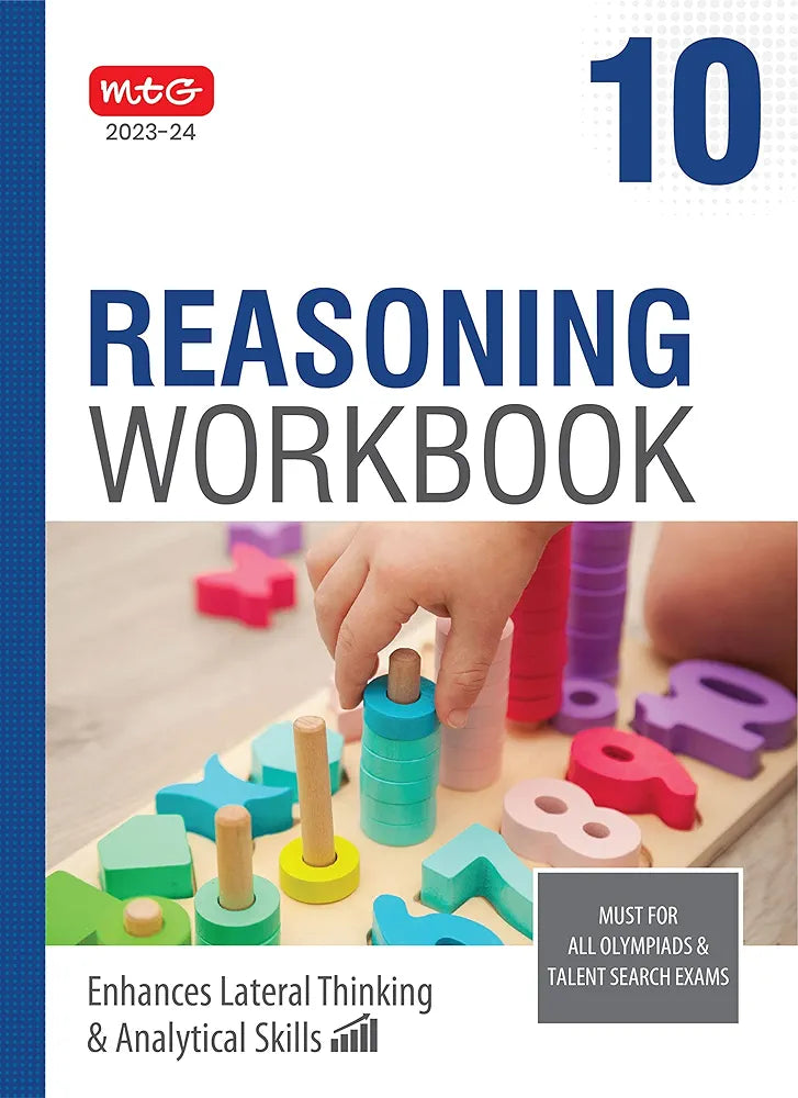 MTG Olympiad Reasoning Workbook Class 10 - Enhances Lateral Thinking & Analytical Skills, Reasoning Workbook For SOF Olympiad & Talent Search Exam