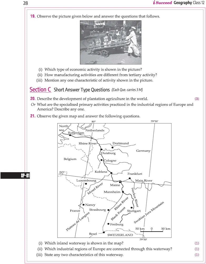 Arihant i Succeed 15 Sample Question Papers for Papers Geography Class 12th | As per latest CBSE Sample Paper issued on 5 Sept. 2024 | 50% CBQs in each paper | Detailed Answers with Step Marking | Fully Solved Latest CBSE Sample Paper For Exam 2025