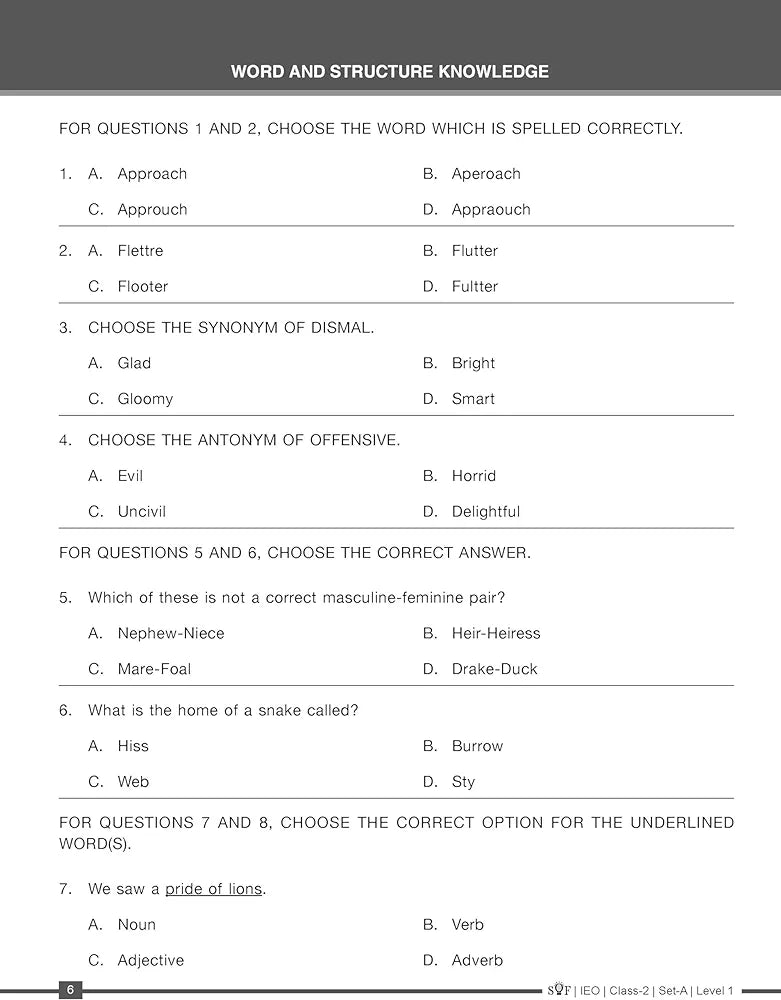 MTG IEO Class-2 Olympiad 10 Previous Years Papers (2023-2019 Set A & B) English with Mock Test Papers - Sample OMR Sheet with Chapterwise Analysis | SOF Olympiad Books For 2024-25 Exam
