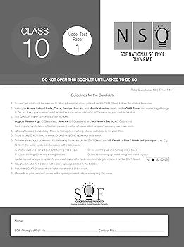 MTG NSO Class-10 Olympiad 10 Previous Years Papers (2023-2019 Set A & B) Science with Mock Test Papers - Sample OMR Sheet with Chapterwise Analysis | SOF Olympiad Books For 2024-25 Exam