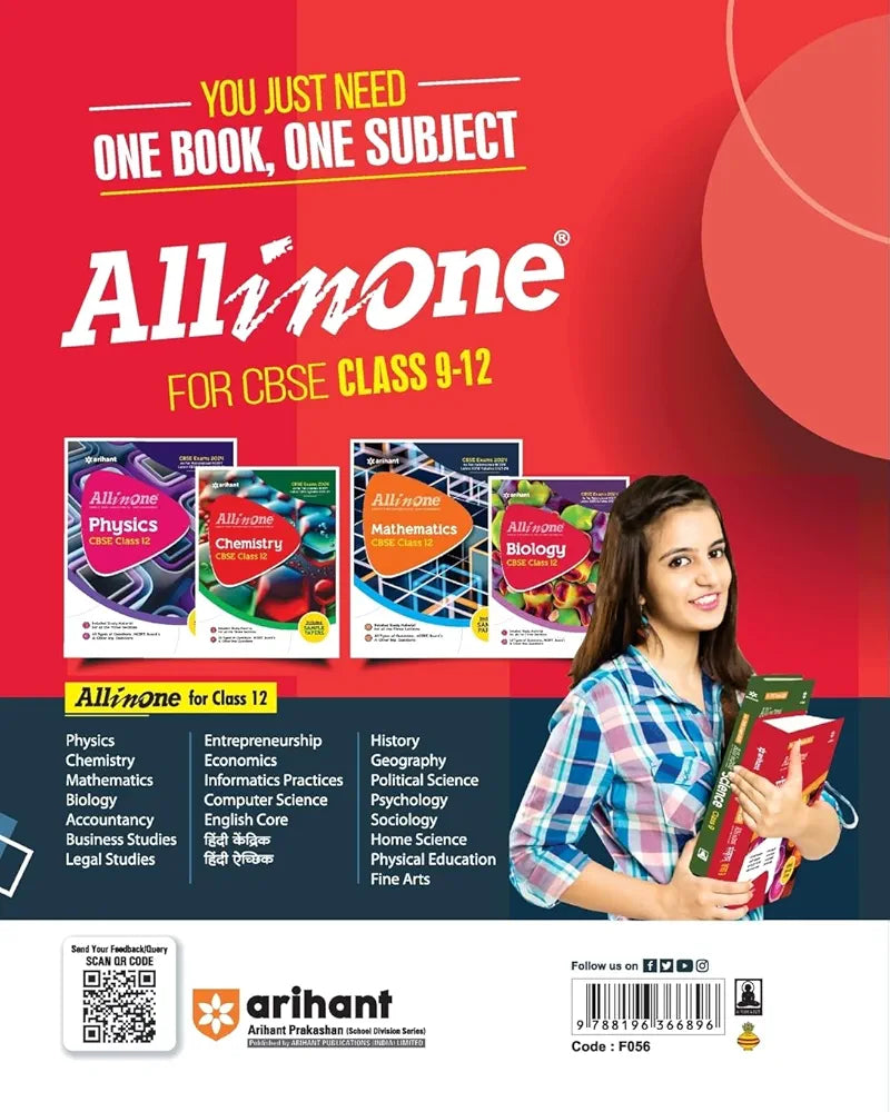 Arihant CBSE Chapterwise Solved Papers 2023-2010 English Core Class 12th