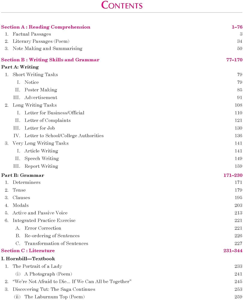 TOP GRADERS ENGLISH CORE CBSE CURRICULUM CLASS 11