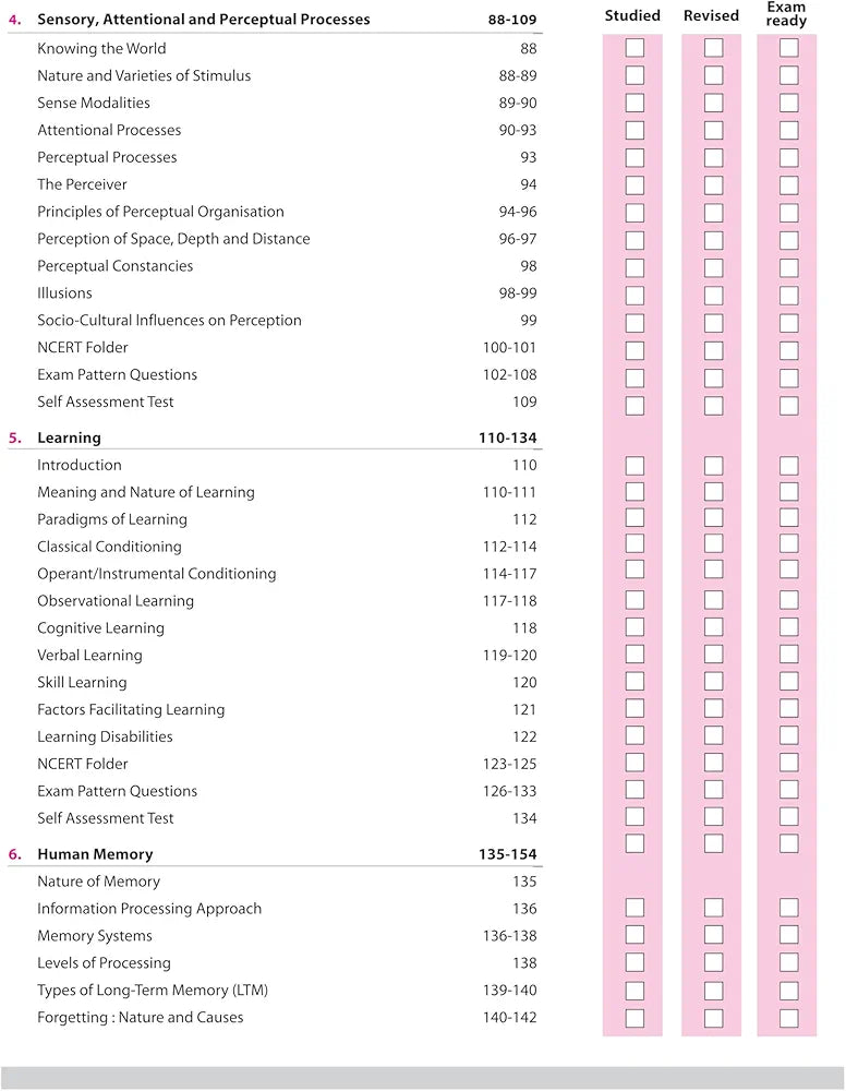 Arihant All in One Psychology Class 11 for CBSE Exams 2025-26 | Revised Edition as per latest syllabus | Simplified Theory, All Types of Exam Pattern Questions, CBQs, MCQs, A-R, Case Based, Sample Question Papers, & Project Work