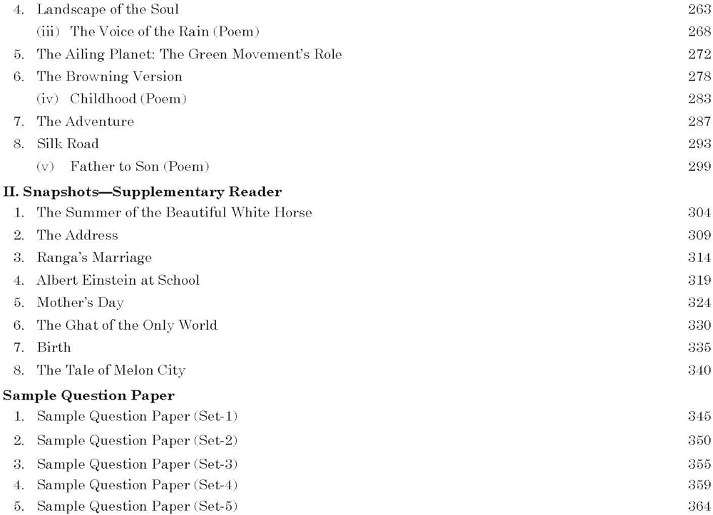 TOP GRADERS ENGLISH CORE CBSE CURRICULUM CLASS 11