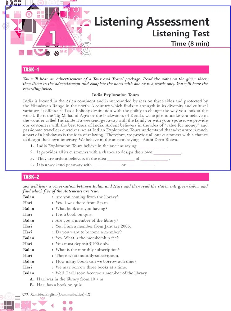 Xam idea English (Communicative) Class 9 Book | CBSE Board | Chapterwise Question Bank | Based on Revised CBSE Syllabus | NCERT Questions Included | 2024-25 Exam