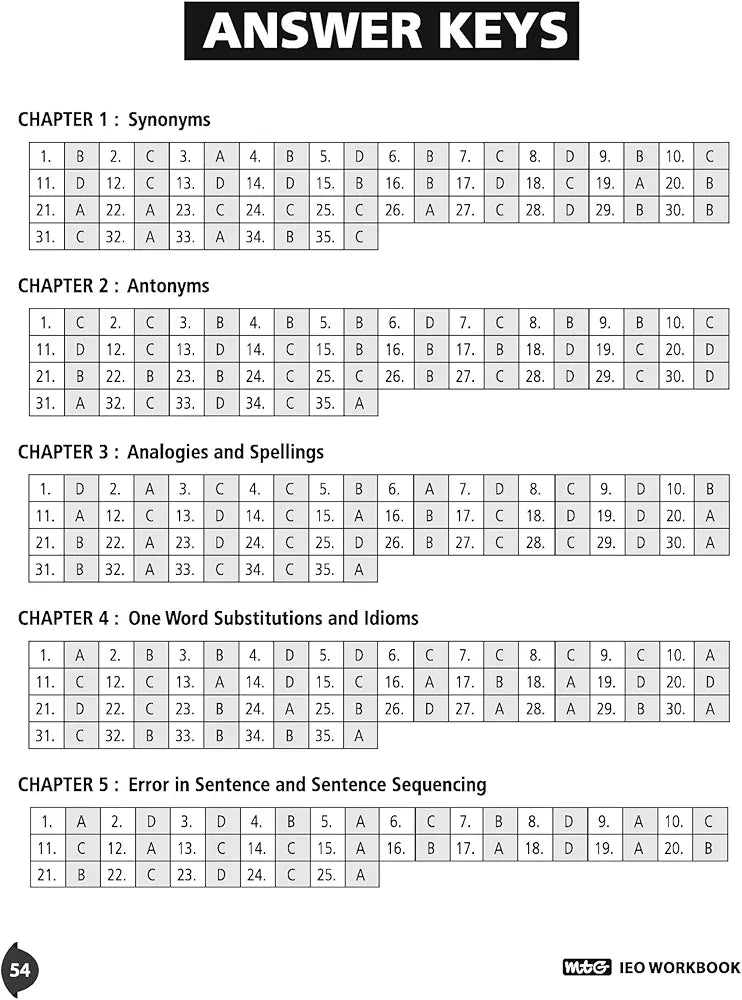 MTG International English Olympiad (IEO) Workbook for Class 10 - MCQs, Previous Years Solved Paper and Achievers Section - SOF Olympiad Preparation Books For 2024-2025 Exam