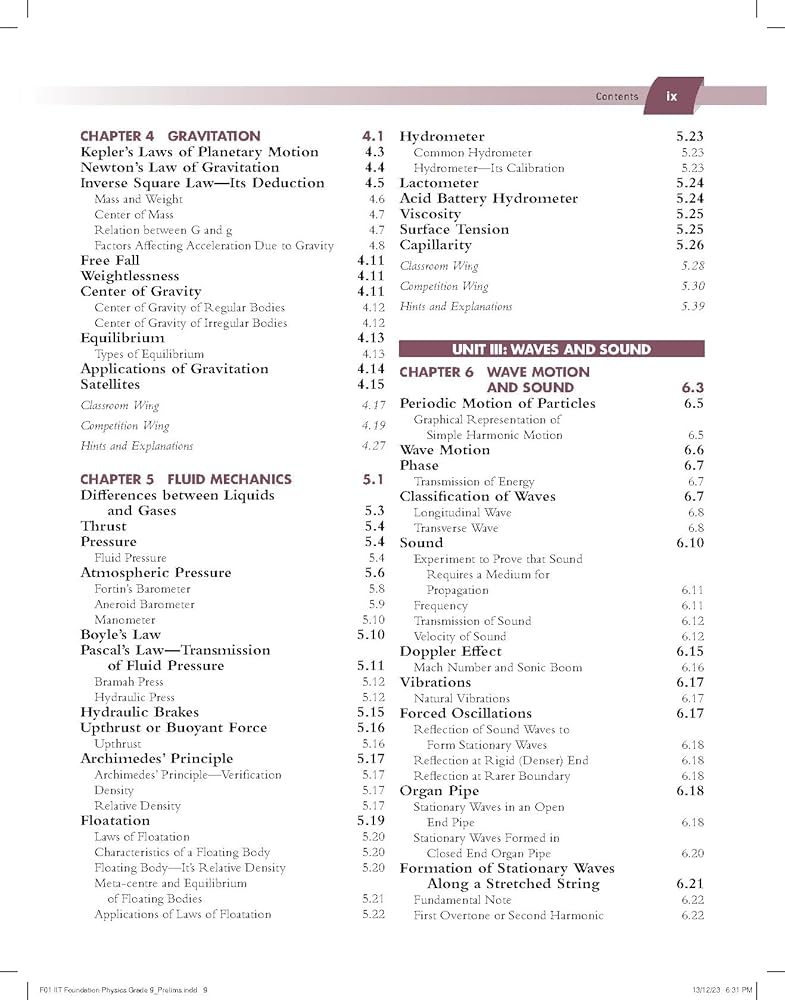 Pearson IIT Foundation'24 Physics Class 9, As Per CBSE, ICSE. For JEE | NEET | NSTE | Olympiad,Free access to elibrary, vidoes & Myinsights Self Preparation - 6th Edition By Pearson