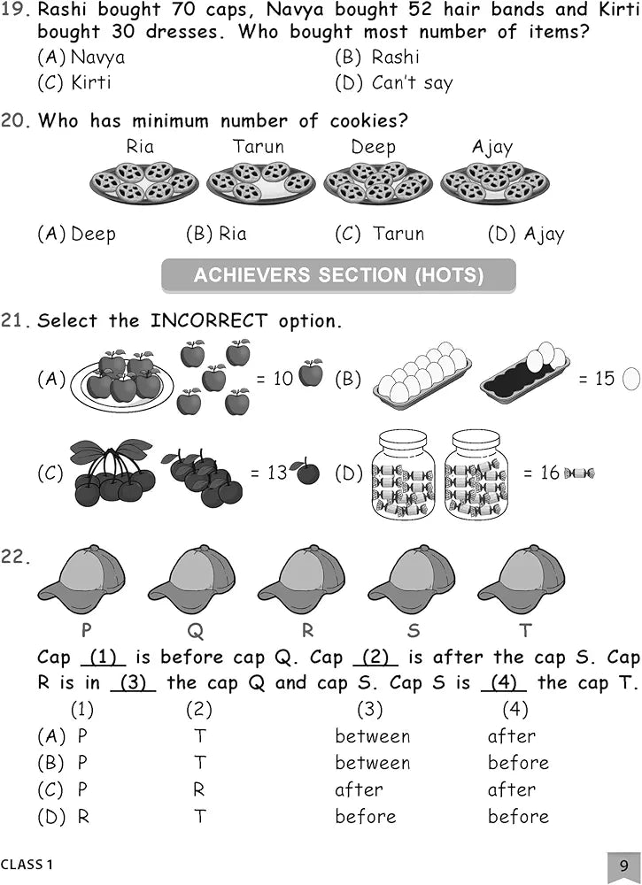 MTG International Mathematics Olympiad (IMO) Workbook for Class 1 - MCQs, Previous Years Solved Paper and Achievers Section - SOF Olympiad Preparation Books For 2024-2025 Exam
28 March 2024 k