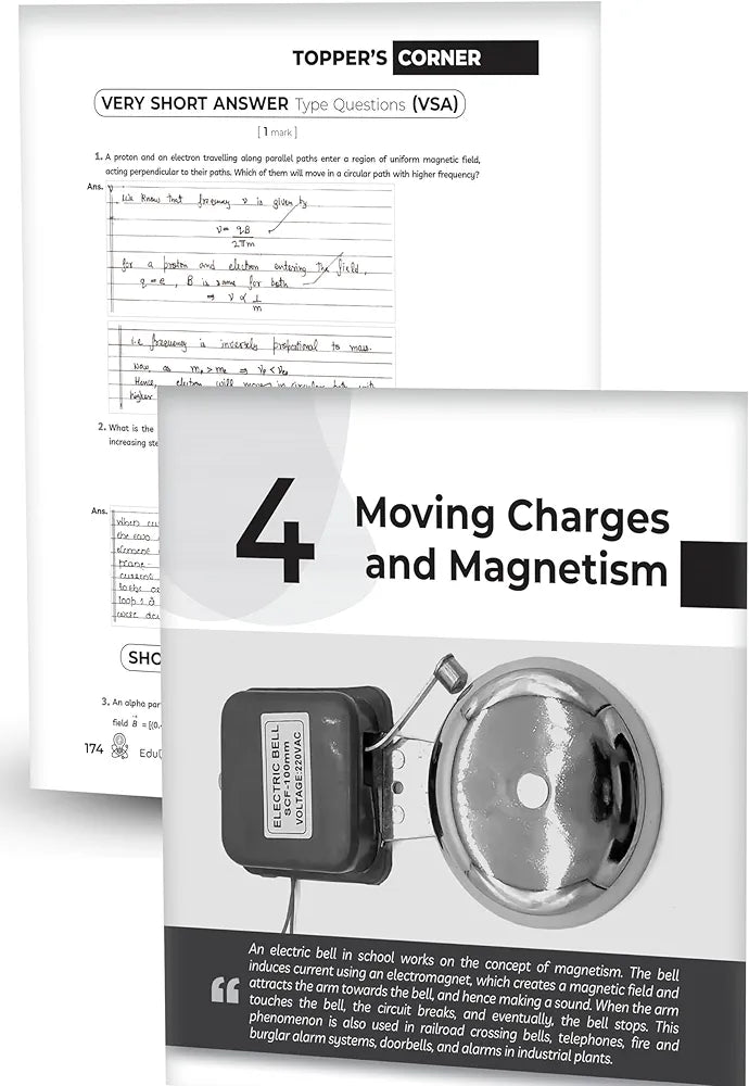 Educart CBSE Question Bank Class 12 Physics 2024-25 (As per latest CBSE Syllabus 23 Mar 2024)