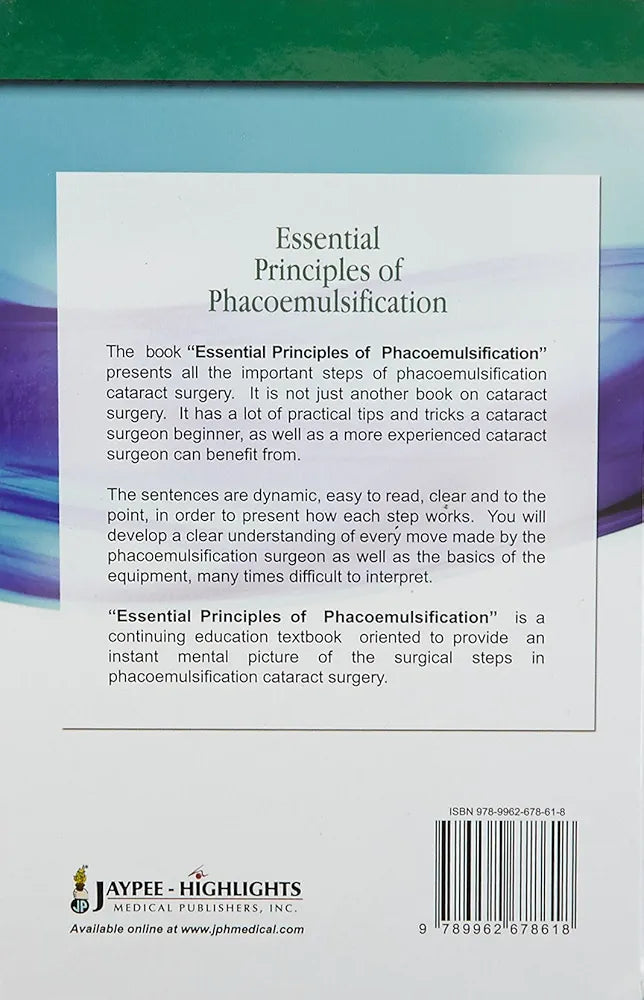 Essential Principles of Phacoemulsification (Hardcover )by Pascal W.Hasler,md