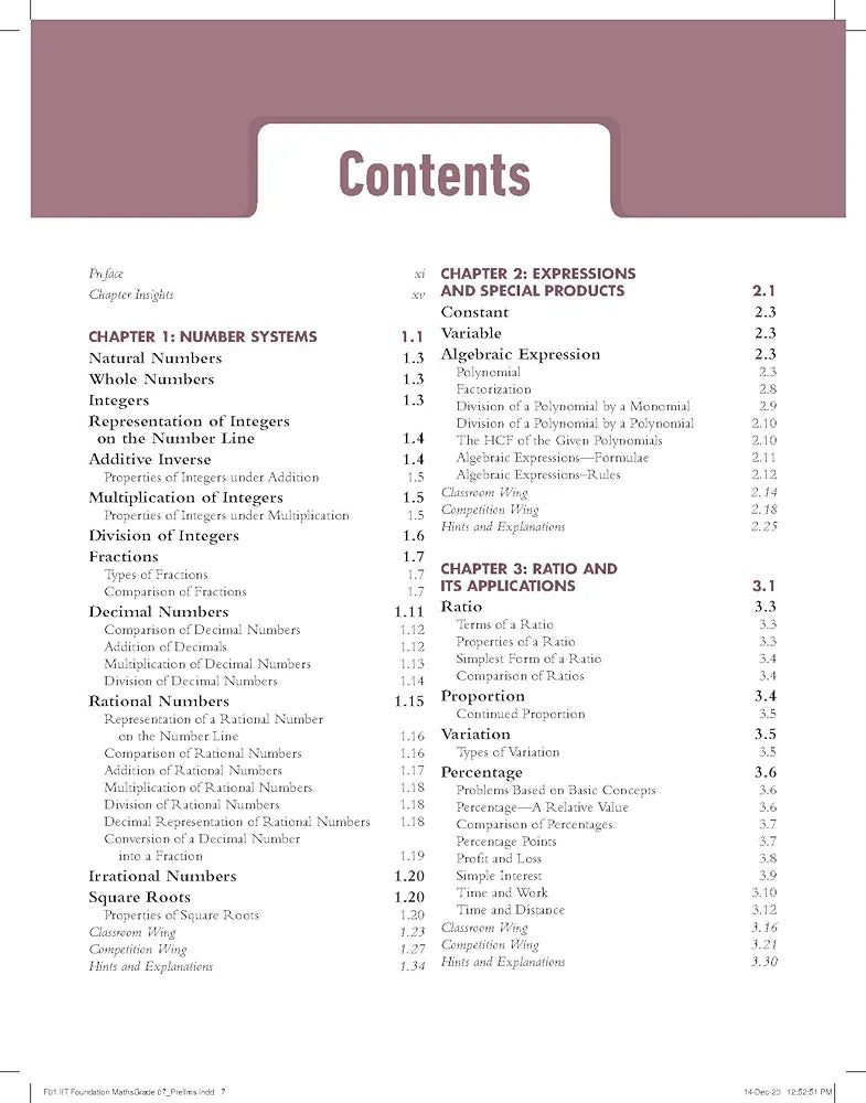 The bestseller Pearson IIT Foundation 2023 series has taken the shape of a blended source by offering Coursebook with Mobile app. This revolutionary series would help students to streamline their preparation with comprehensive reliable content, video sol