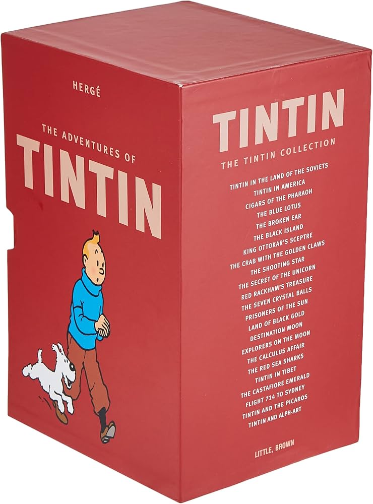 The Adventures of Tintin( 8 Book set ) (HERGE)