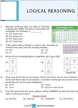 MTG National Cyber Olympiad (NCO) Workbook for Class 4 - Quick Recap, MCQs, Previous Years Solved Paper and Achievers Section - SOF NCO Olympiad Preparation Books For 2023-2024 Exam