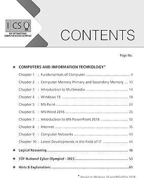 MTG International Computer Science Olympiad (ICSO) Workbook for Class 5 - Quick Recap, MCQs, Previous Years Solved Paper and Achievers Section - SOF ICSO Olympiad Preparation Books For 2024-2025 Exam