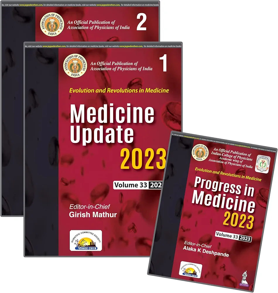 Medicine Update (Volume 33, 2023) (3 books set ) By Alaka K Deshpande Hardcover