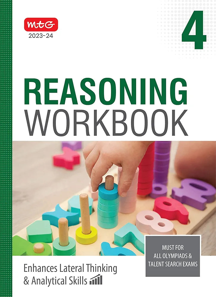 MTG Olympiad Reasoning Workbook Class 4 - Enhances Lateral Thinking & Analytical Skills, Reasoning Workbook For SOF Olympiad & Talent Search Exam