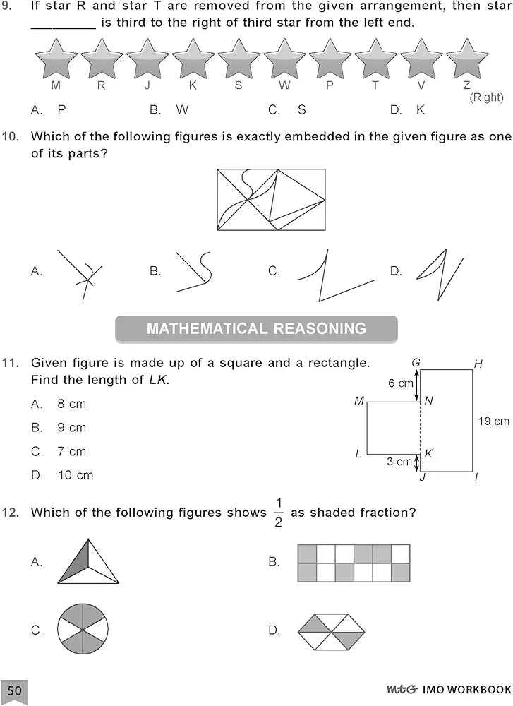 MTG International Mathematics Olympiad (IMO) Workbook for Class 3 - MCQs, Previous Years Solved Paper and Achievers Section - SOF Olympiad Preparation Books For 2024-2025 Exam