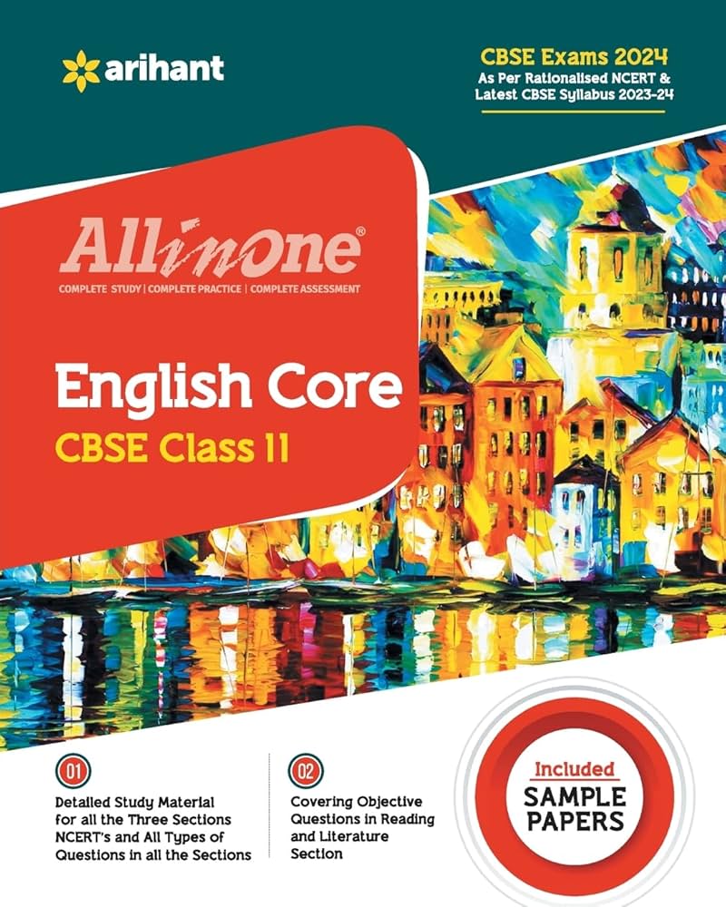 ARIHANT ALLINONE ENGLISH CORE CBSE CLASS 11 INCLUDED SAMPLE PAPERS