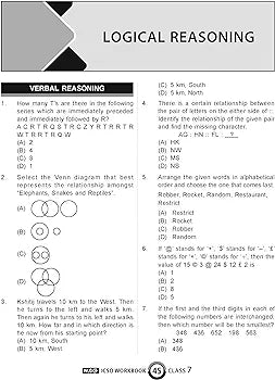 MTG International Computer Science Olympiad (ICSO) Workbook for Class 7 - Quick Recap, MCQs, Previous Years Solved Paper and Achievers Section - SOF ICSO Olympiad Preparation Books For 2024-2025 Exam