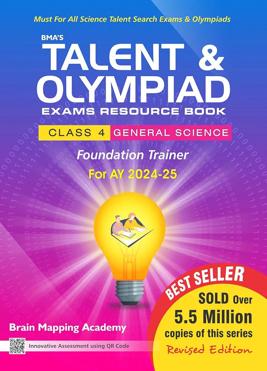 BMA's Talent & Olympiad Exams Resource Book for class-4 (Evs)