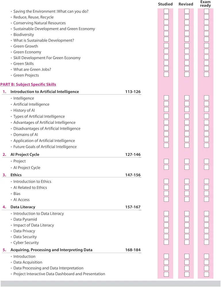 Arihant All in One Artificial Intelligence Class 9 for CBSE Exams 2025-26 | Revised Edition as per latest syllabus | CBQs, Focused Theory, Practice Exercises, Sample Papers