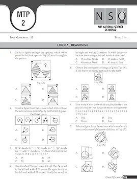 MTG Olympiad Prep-Guide Science Class 7 - Detailed Theory, Self Test with NSO Chapterwise Previous Year Question Paper For SOF 2023-24 Exam MTG Editorial Board